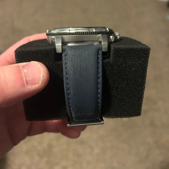 Nautica Silver and Blue Chronograph Watch - Picture 4 of 5